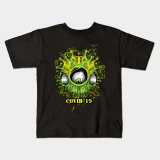 covid has attack Kids T-Shirt